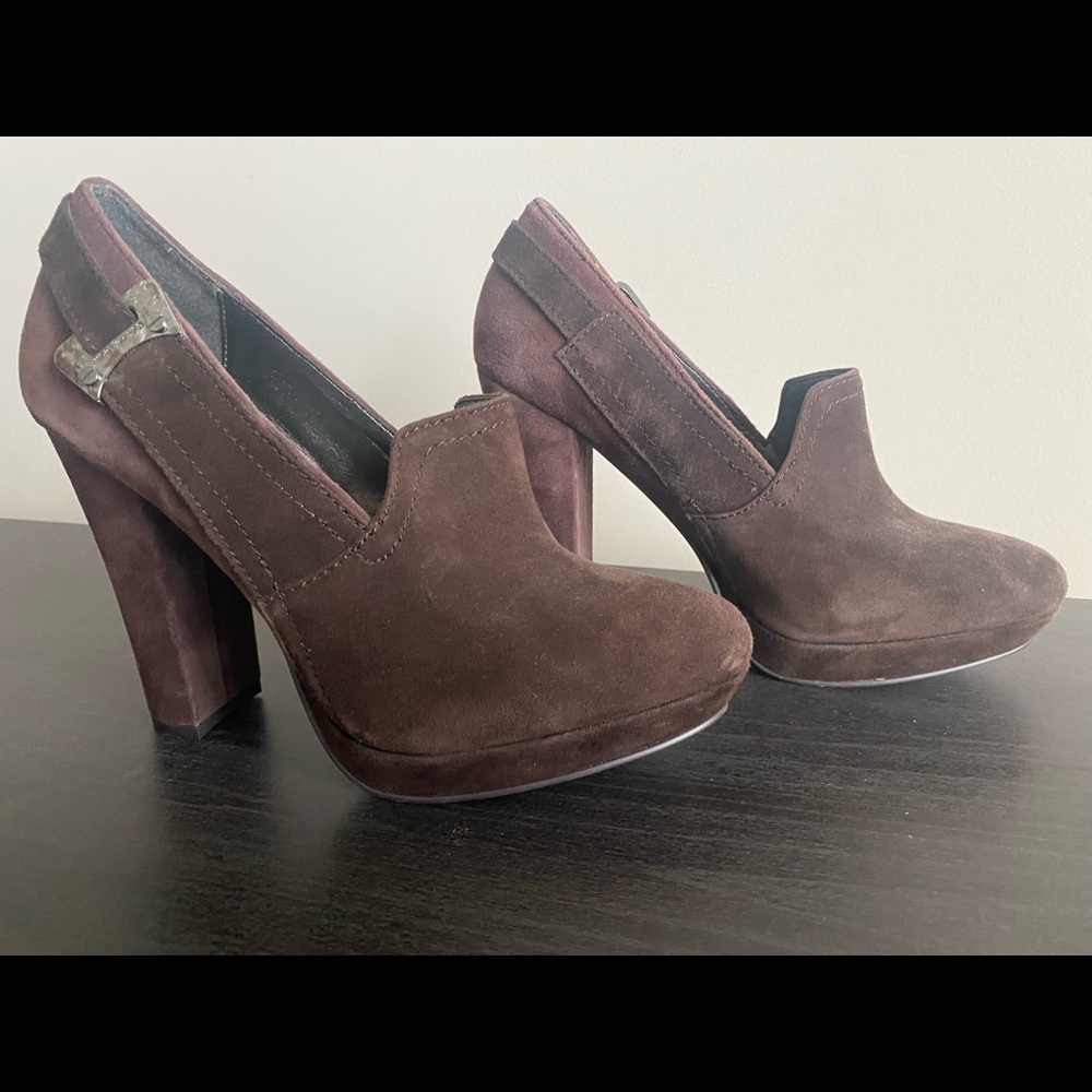 Calvin Kline Genuine Suede Pumps